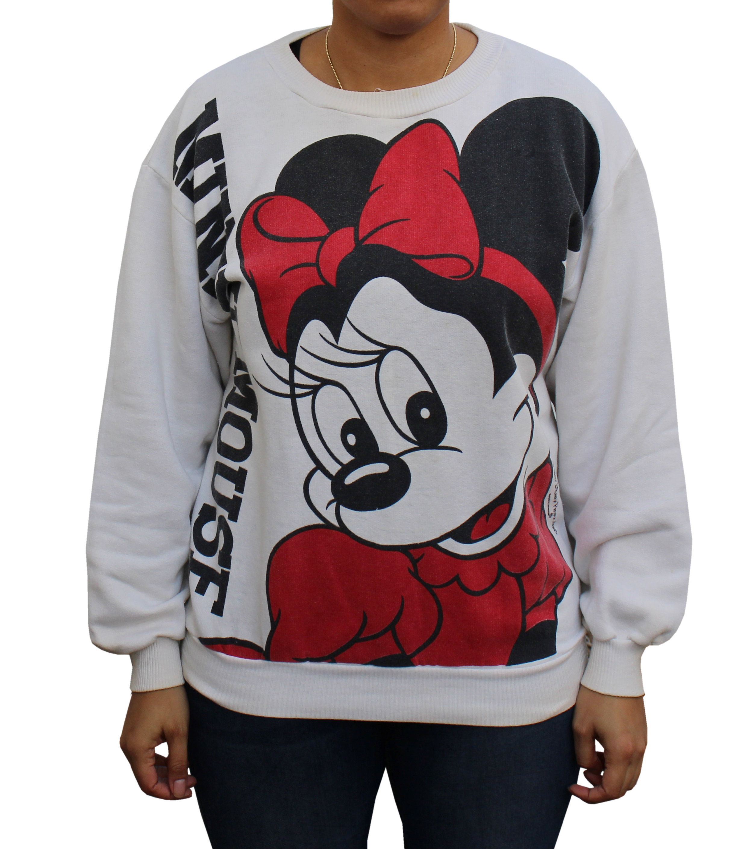 Vintage Minnie Mouse Double Sided Sweatshirt — Roots